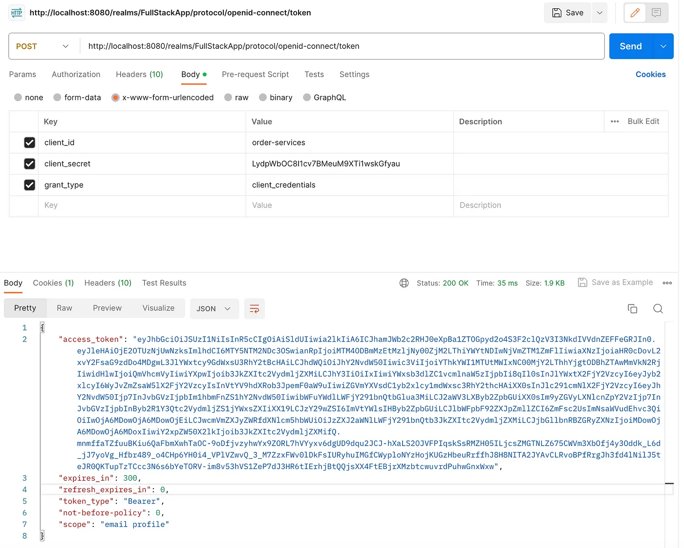 image-23 Secure Microservices with Keycloak Client Credentials Flow