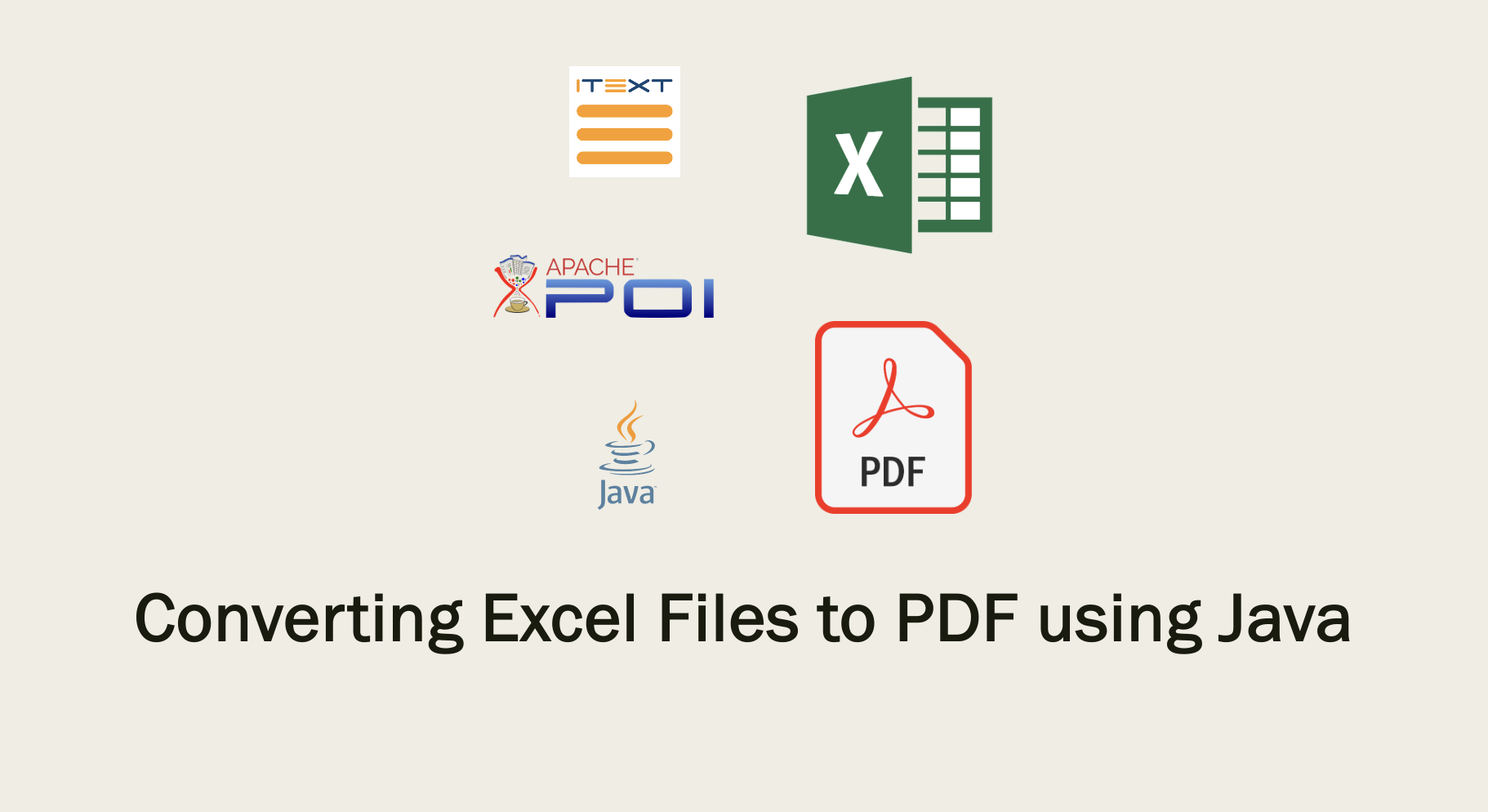 Converting Excel Files to PDF using Java