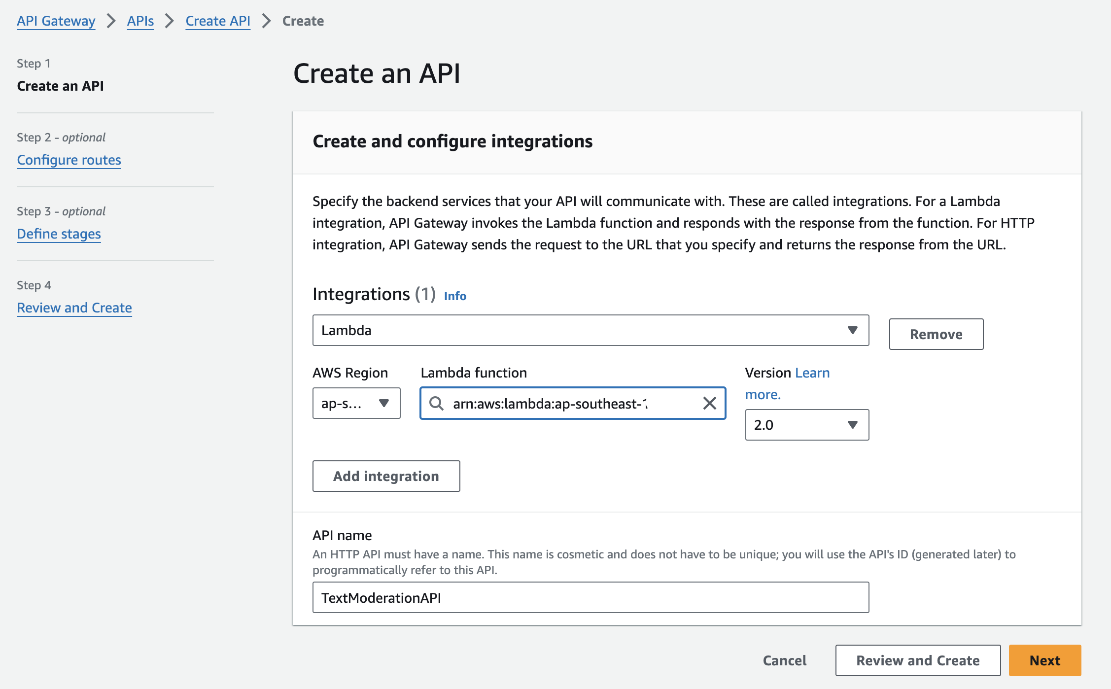 apigateway How to Build a Real-Time Text Content Moderation System Using AWS