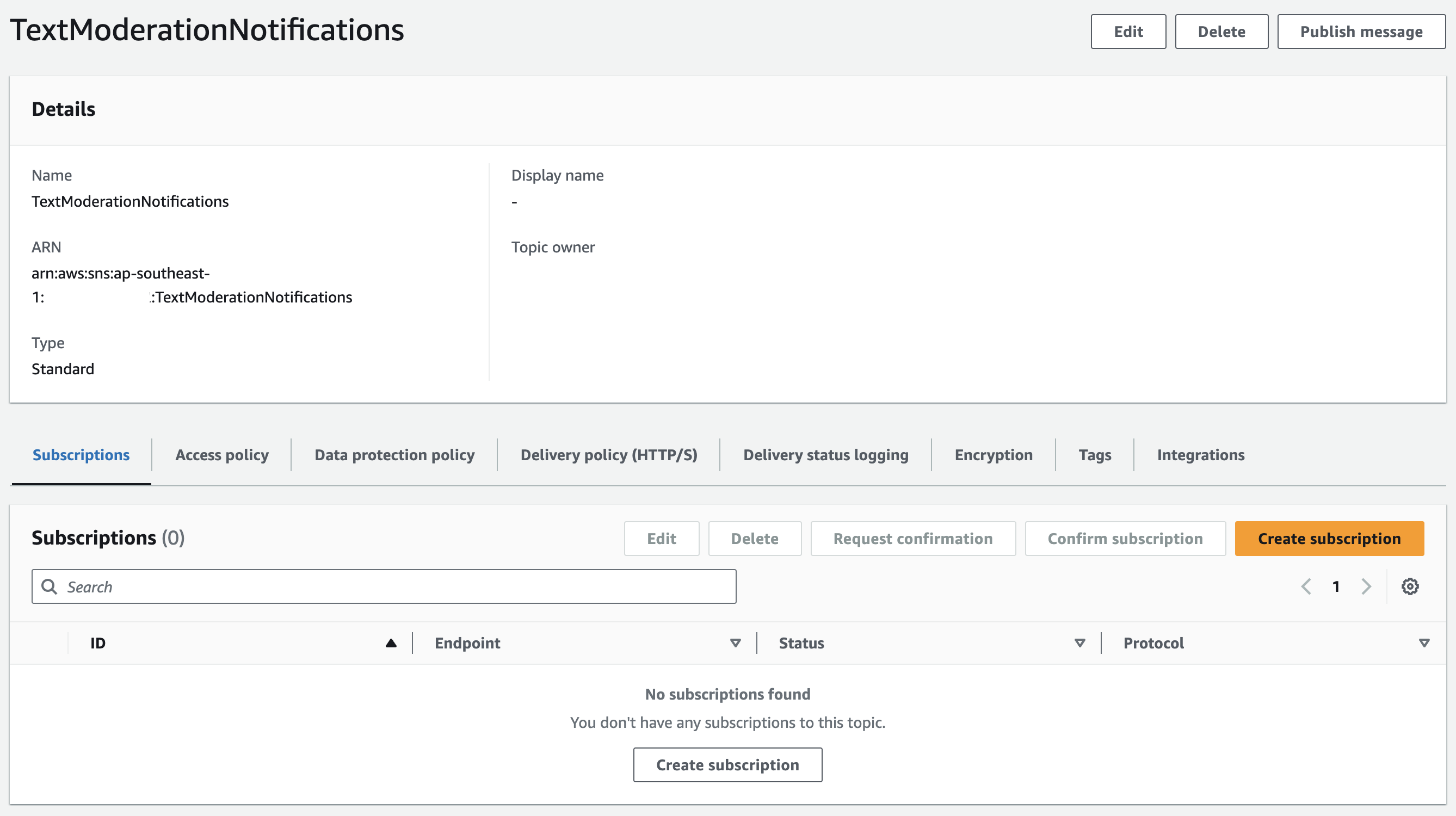 sns How to Build a Real-Time Text Content Moderation System Using AWS