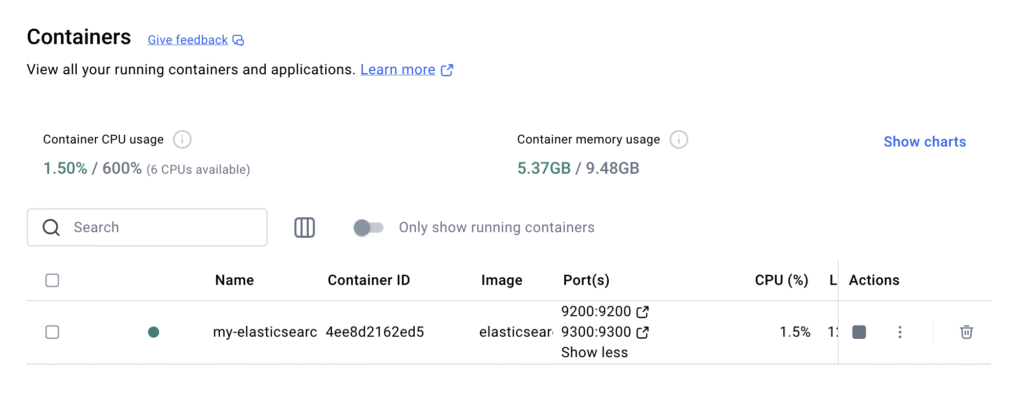 Docker ElasticSearch Course Search- CloudFullStack