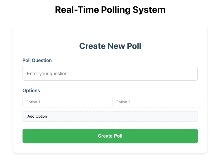 Real-Time Polling System